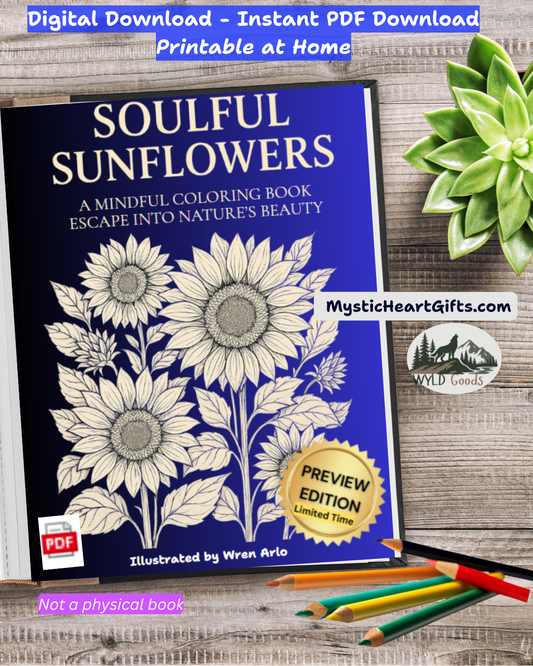 Bloom Where You’re Planted: Soulful Sunflowers Doodle Book