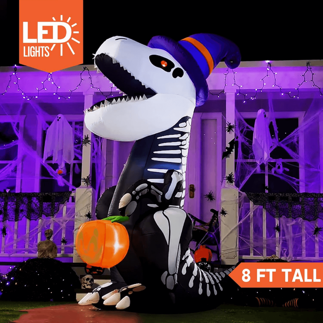 Spooky T-Rex Skeleton™ – Inflatable Dinosaur