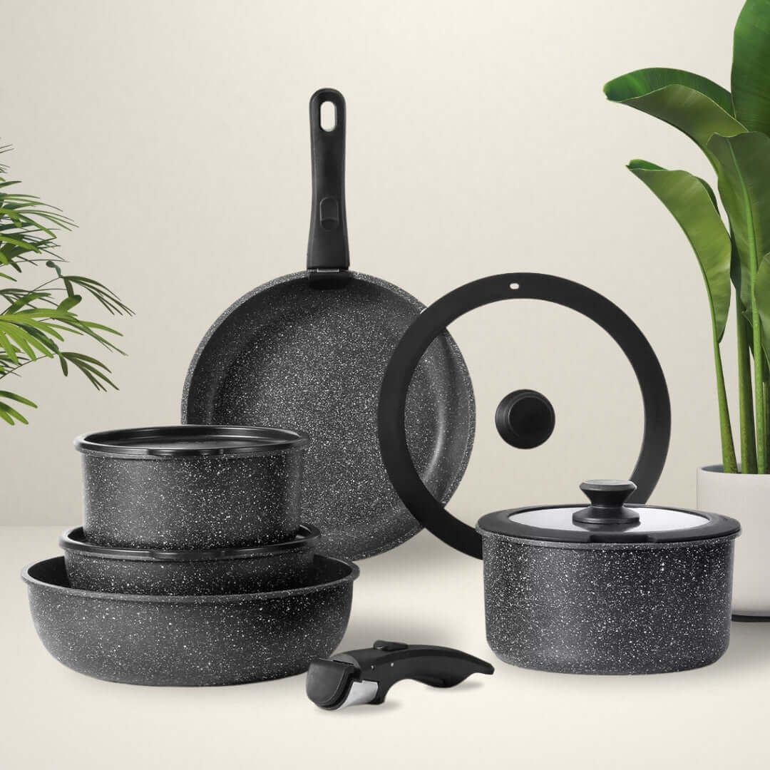 Ceramic Chef™ Nonstick Cookware Set 12-Pc Essentials