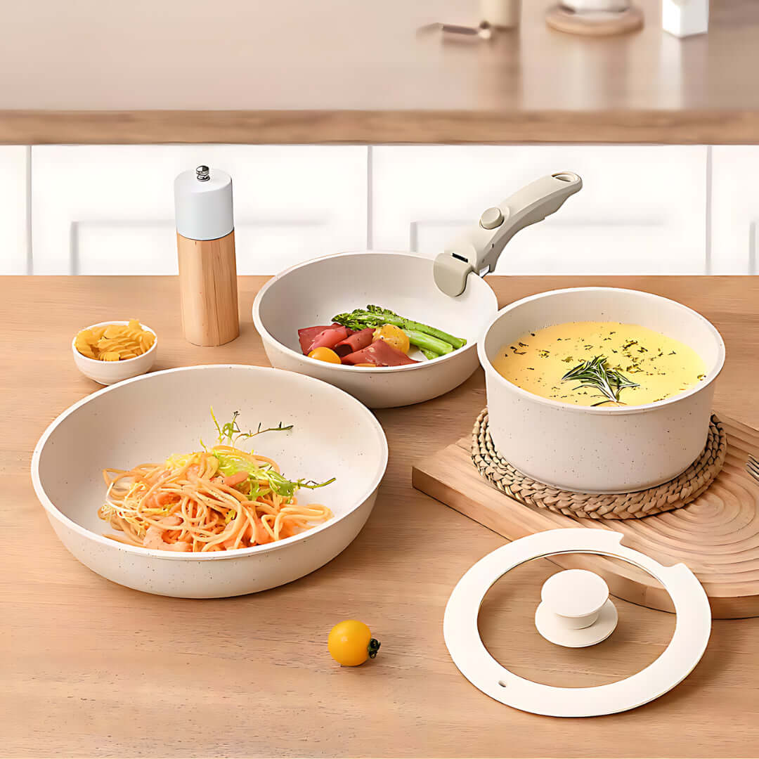 Ceramic Chef™ Nonstick Cookware Set 12-Pc Essentials