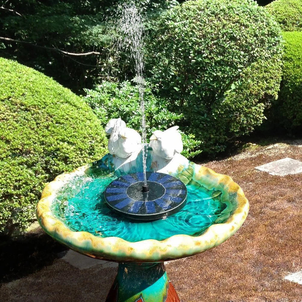 Solar Bird Bath Fountain