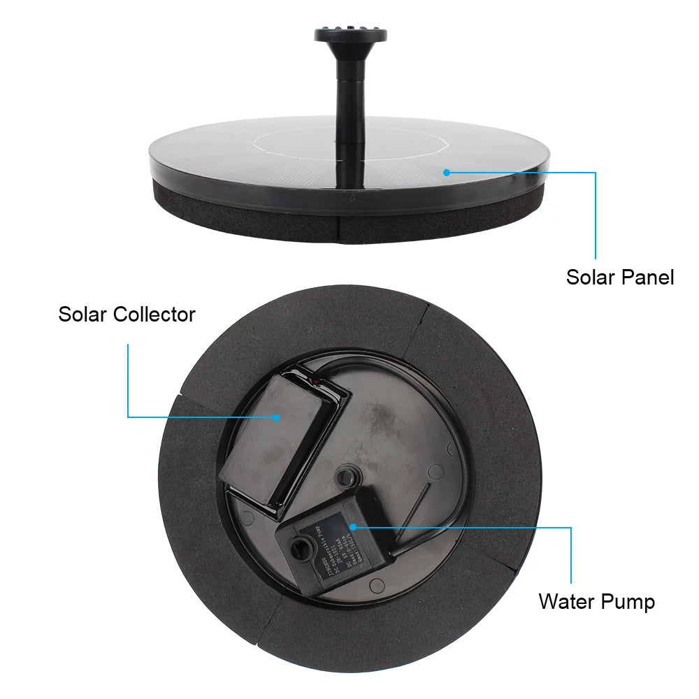 Solar Bird Bath Fountain