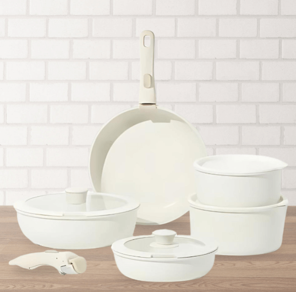 Ceramic Chef™ Nonstick Cookware Set 12-Pc Essentials
