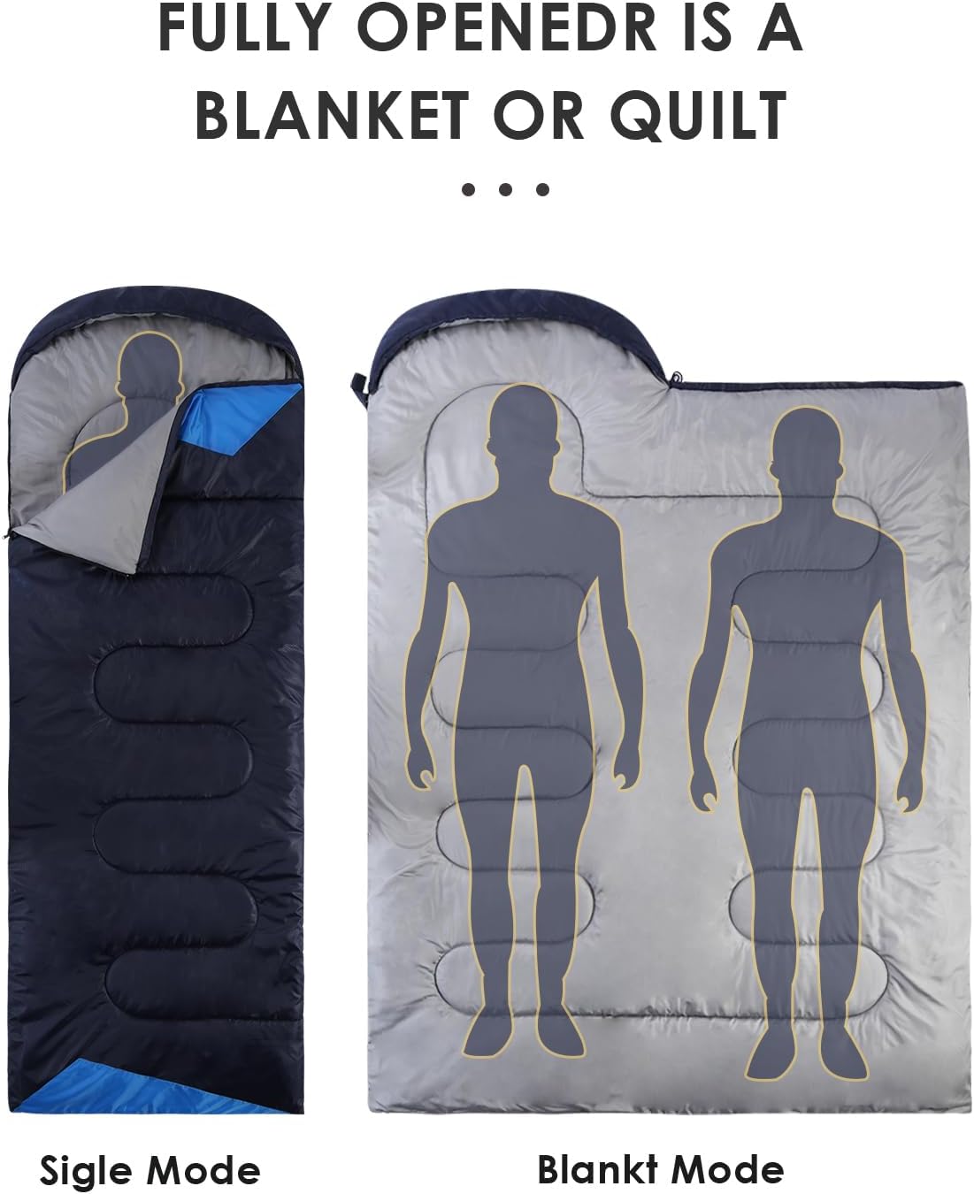 Weather-Ready Adventure Sleeping Bag