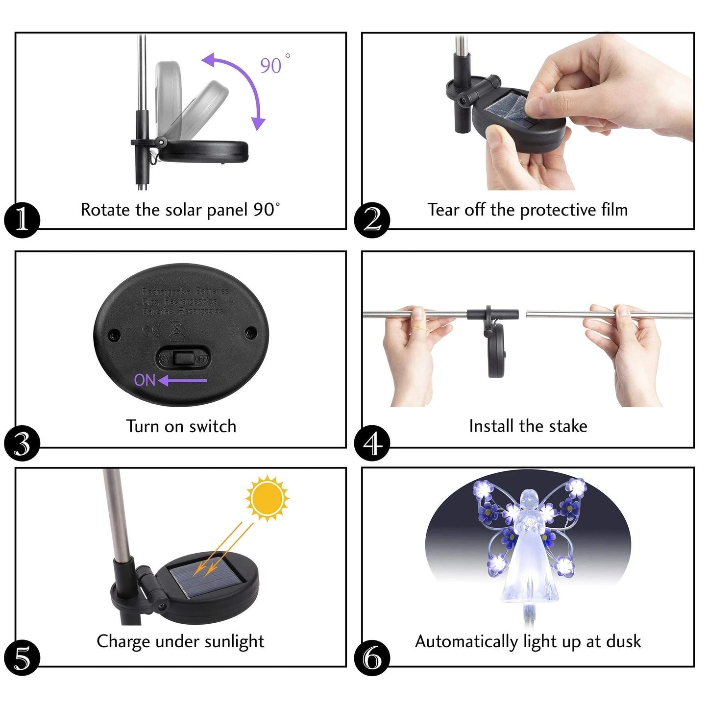 Heavenly Glow Solar Lights