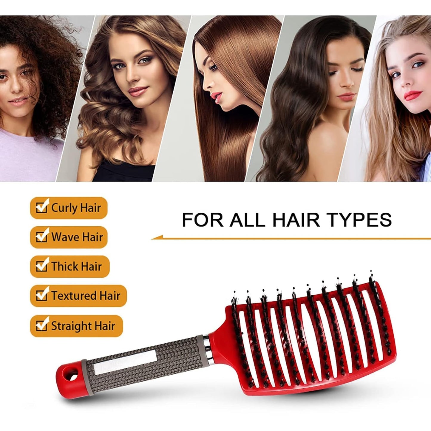 Massaging Scalp-Detangling Hair Brush