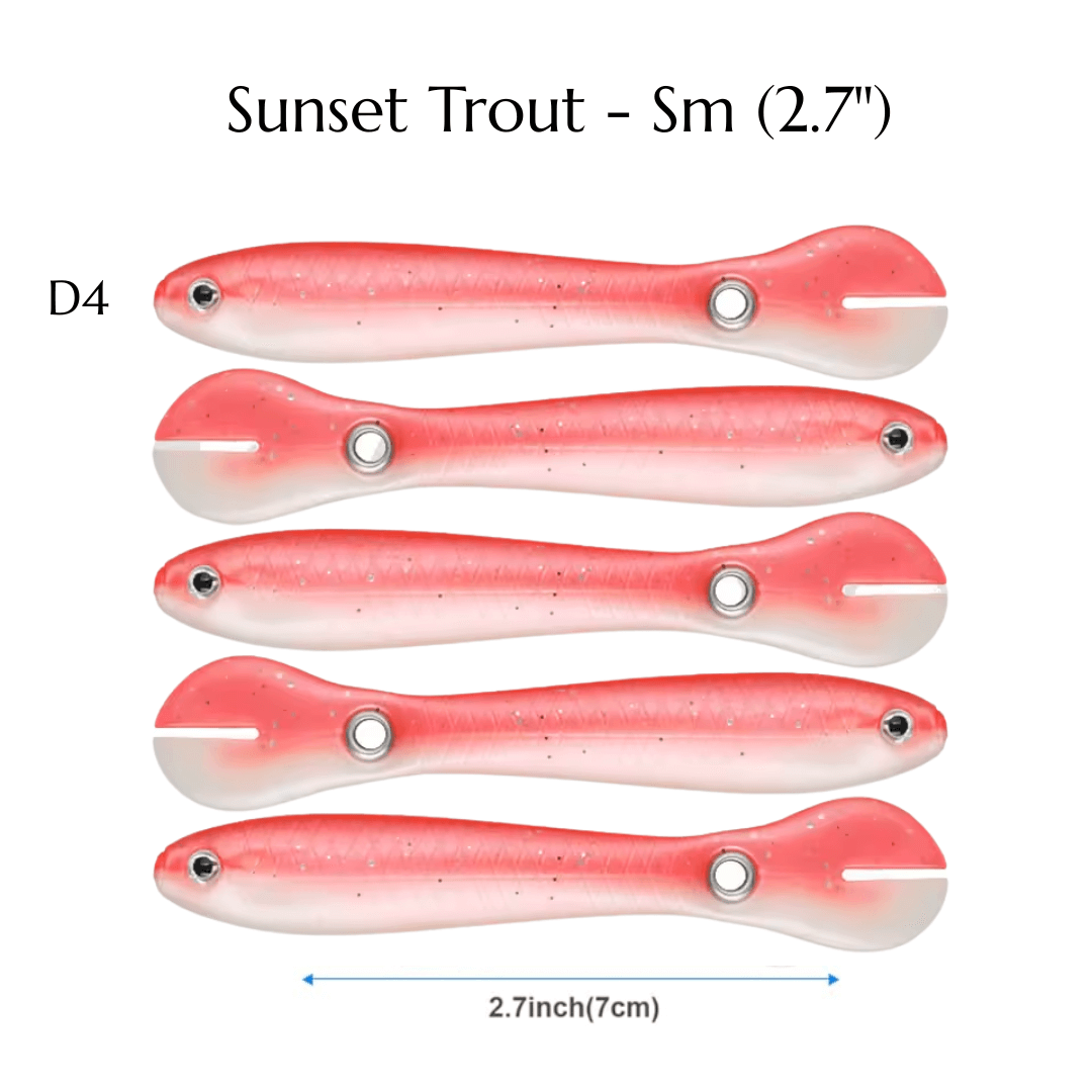 Sofbionic™ Clear Water Lures – Hyper-Real Swimbaits That Trigger More Bites (Fresh & Saltwater)