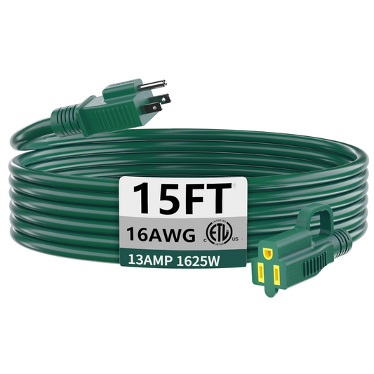 15ft All-Weather Outdoor Extension Cord