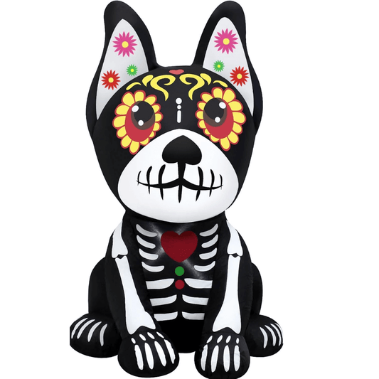 Paw de Los Muertos™ 4FT Skeleton Dog Inflatable w/ LED Lights