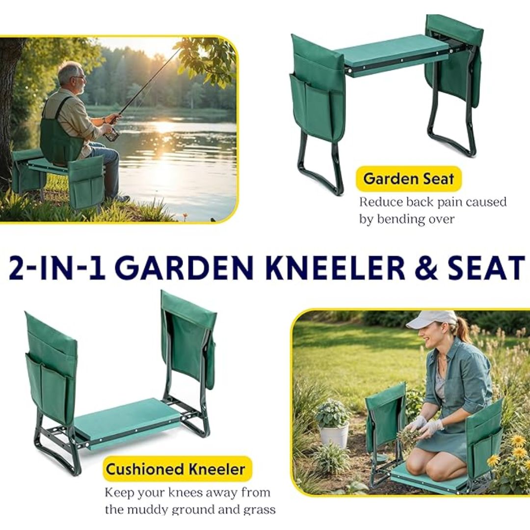 Multifunctional Kneeler & Seat - 2025 Upgrade