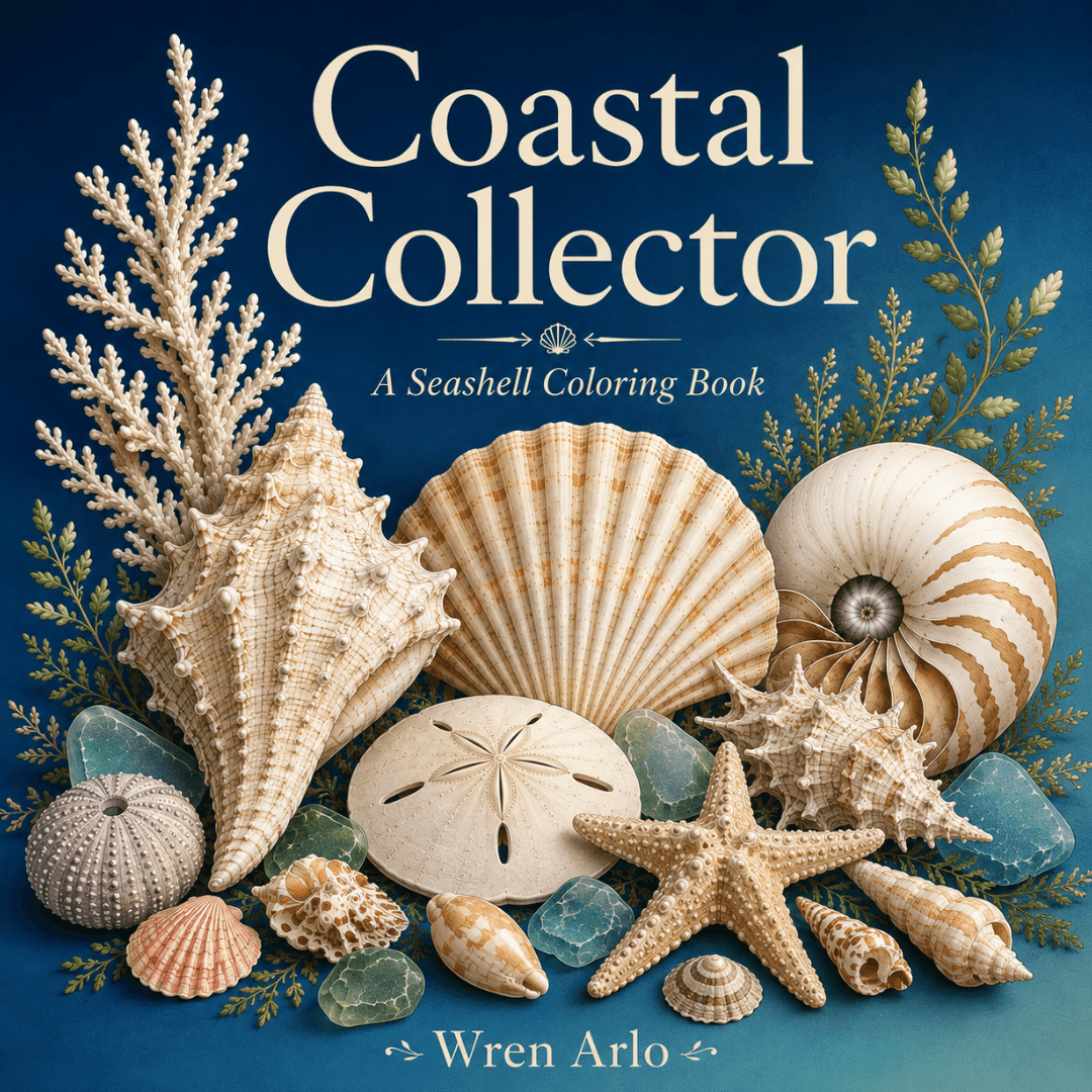 Coastal Collector: A Seashell Coloring Book
