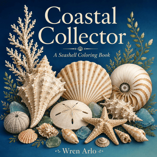 Coastal Collector: A Seashell Coloring Book