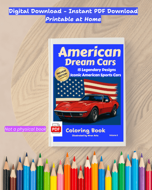 American Dream Cars — Volume 3 (Preview Edition -15 Pages, Digital PDF)