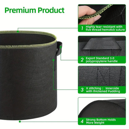 Garden Grow Bags - 5 Pack