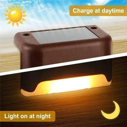 4/8/12Pcs Lumiscape™ - Waterproof Solar Step Light