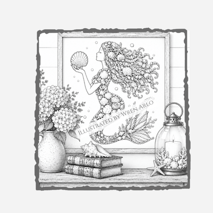 Coastal Collector: A Seashell Coloring Book