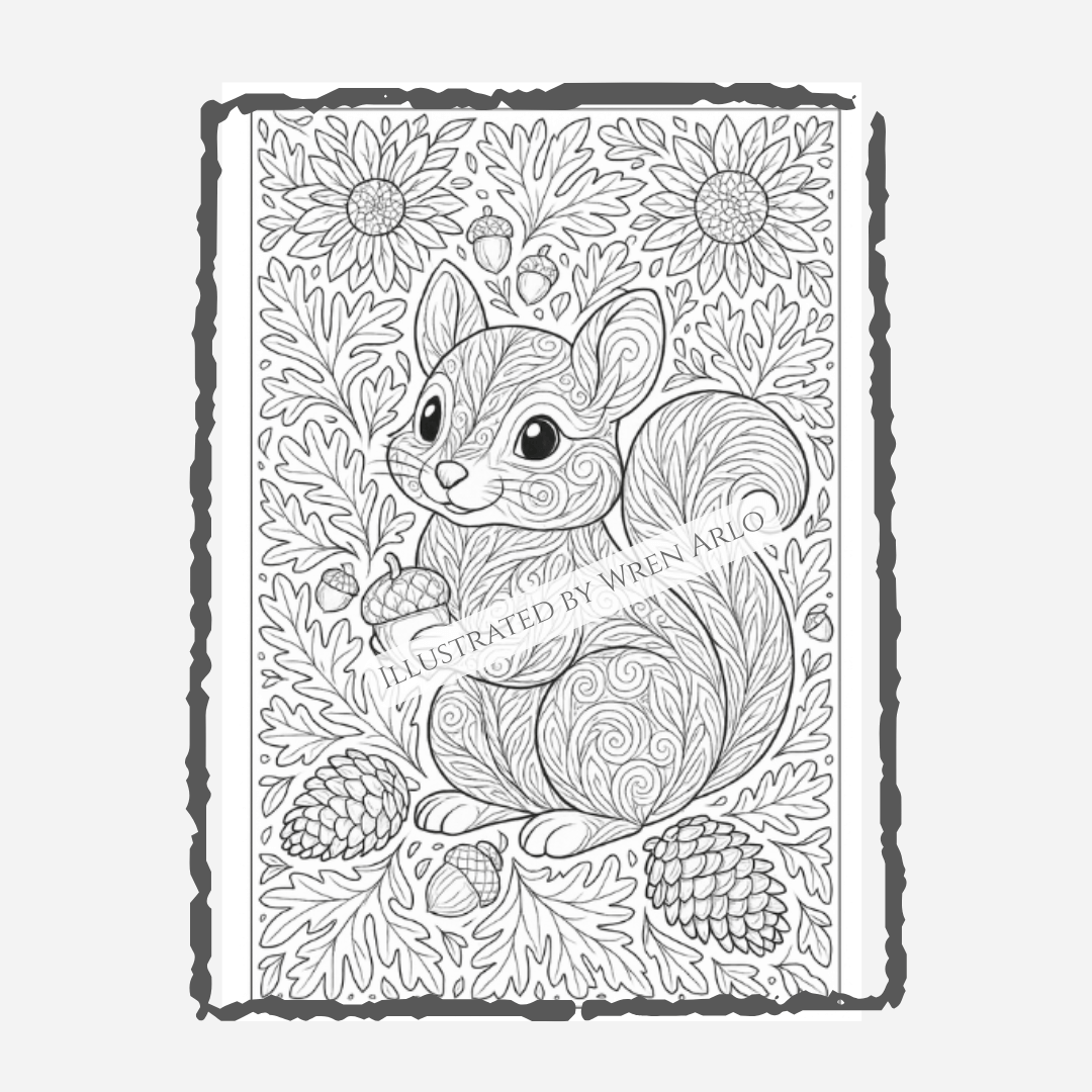 Autumn Trails Woodland Mandalas Coloring Book – 65 Relaxing Fall Designs