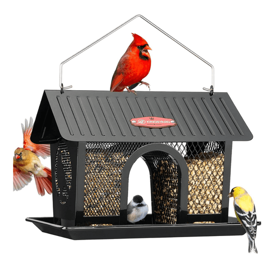 3lb Mesh Bird Feeder with Breezeway – Dual Feeding Design