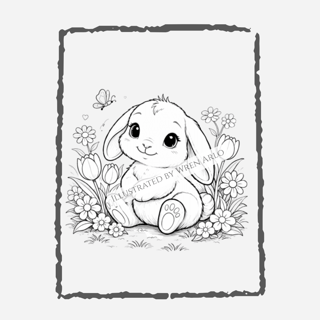 Cute & Fuzzy Baby Animals Coloring Book – Adorable Baby Animal Designs