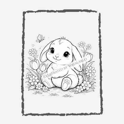 Cute & Fuzzy Baby Animals Coloring Book – Adorable Baby Animal Designs