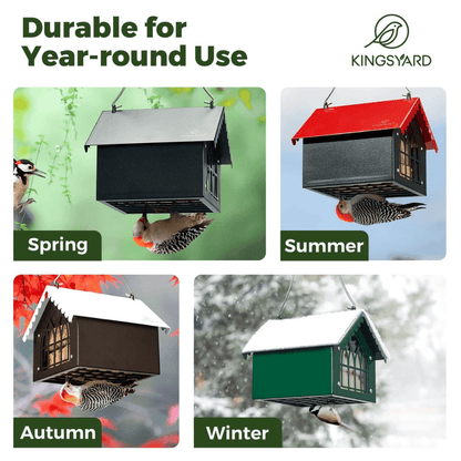 Upside-Down Suet Bird Feeder – Woodpecker Design