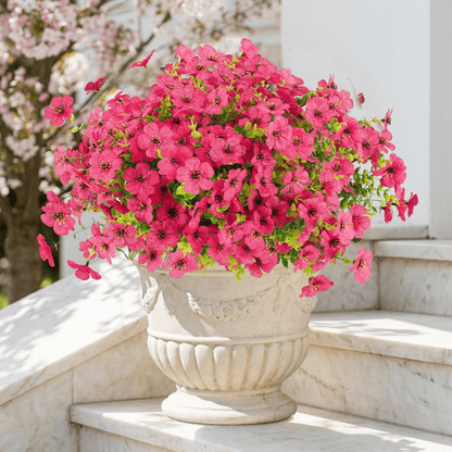 EverBlooms™ 12pc Outdoor Faux Flowers for Full Planters