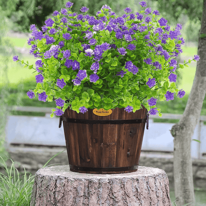 EverBlooms™ Outdoor Faux Flowers 8 Pieces for Full Planters