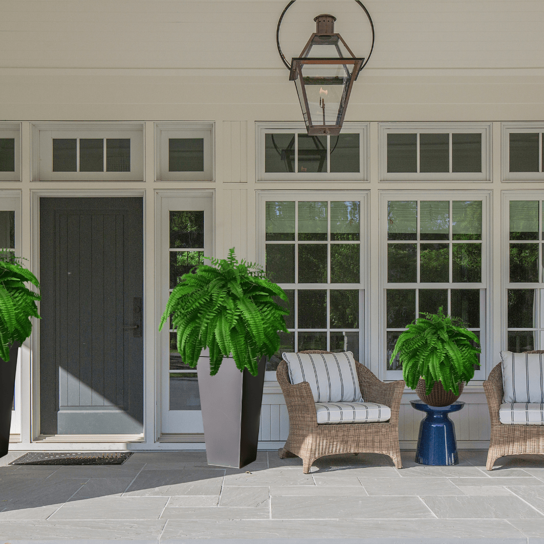 UV Resistant Artificial Boston Fern – Realistic Faux Fern for Outdoor Porch, Patio, Planters & Entryway