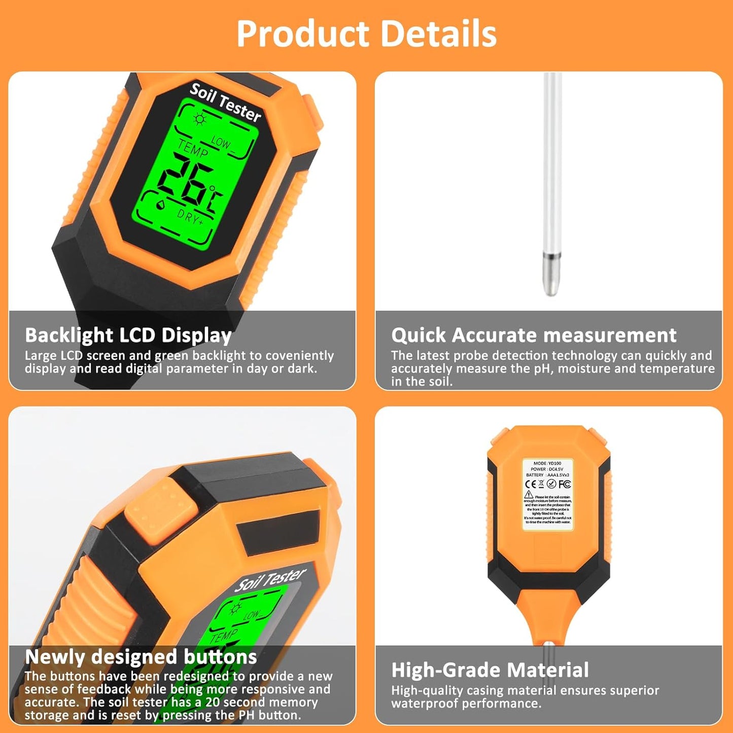 4-in-1 Moisture Meter
