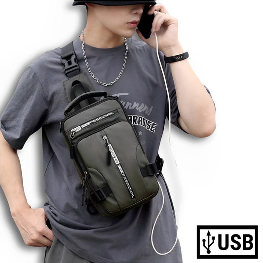 Waterproof Sling Crossbody Carry Backpack