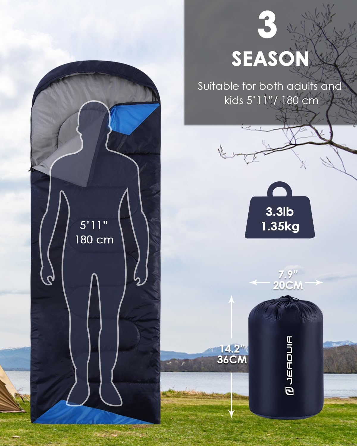 Weather-Ready Adventure Sleeping Bag