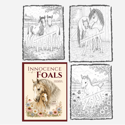 Innocence of Foals: Coloring Book