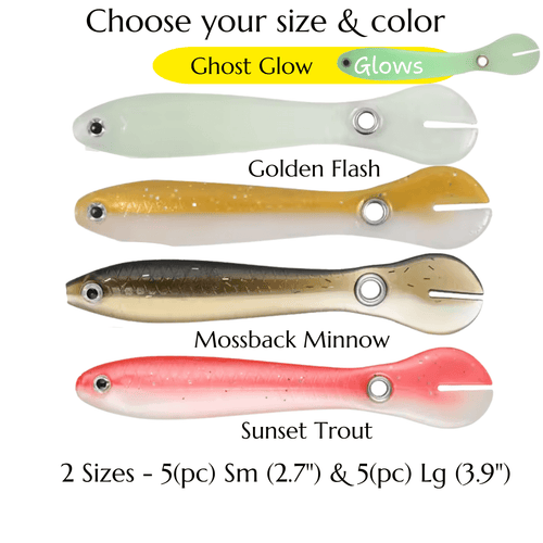 Sofbionic™ Clear Water Lures – Hyper-Real Swimbaits That Trigger More Bites (Fresh & Saltwater)