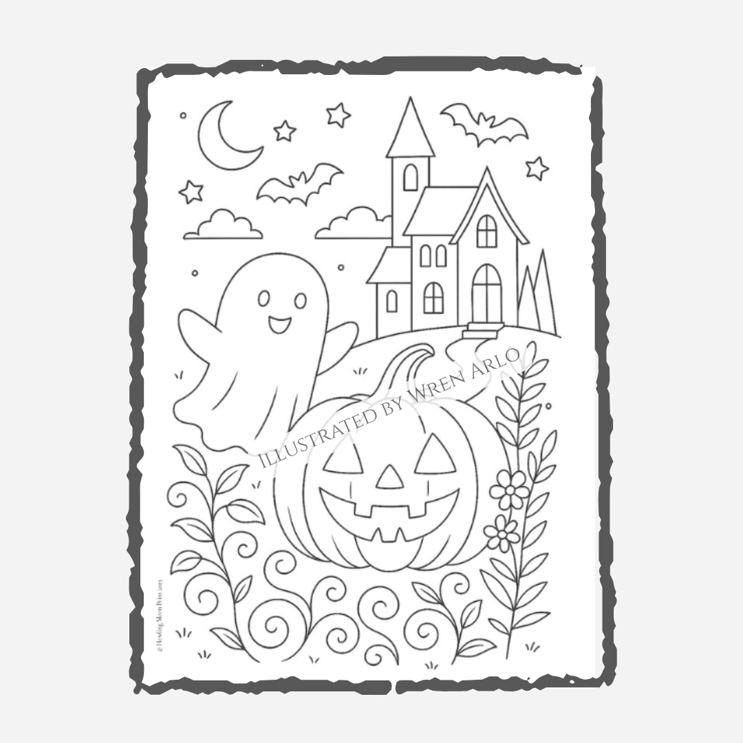 Spooky Doodles Autumn Treats Coloring Book – Cute Halloween & Fall Designs